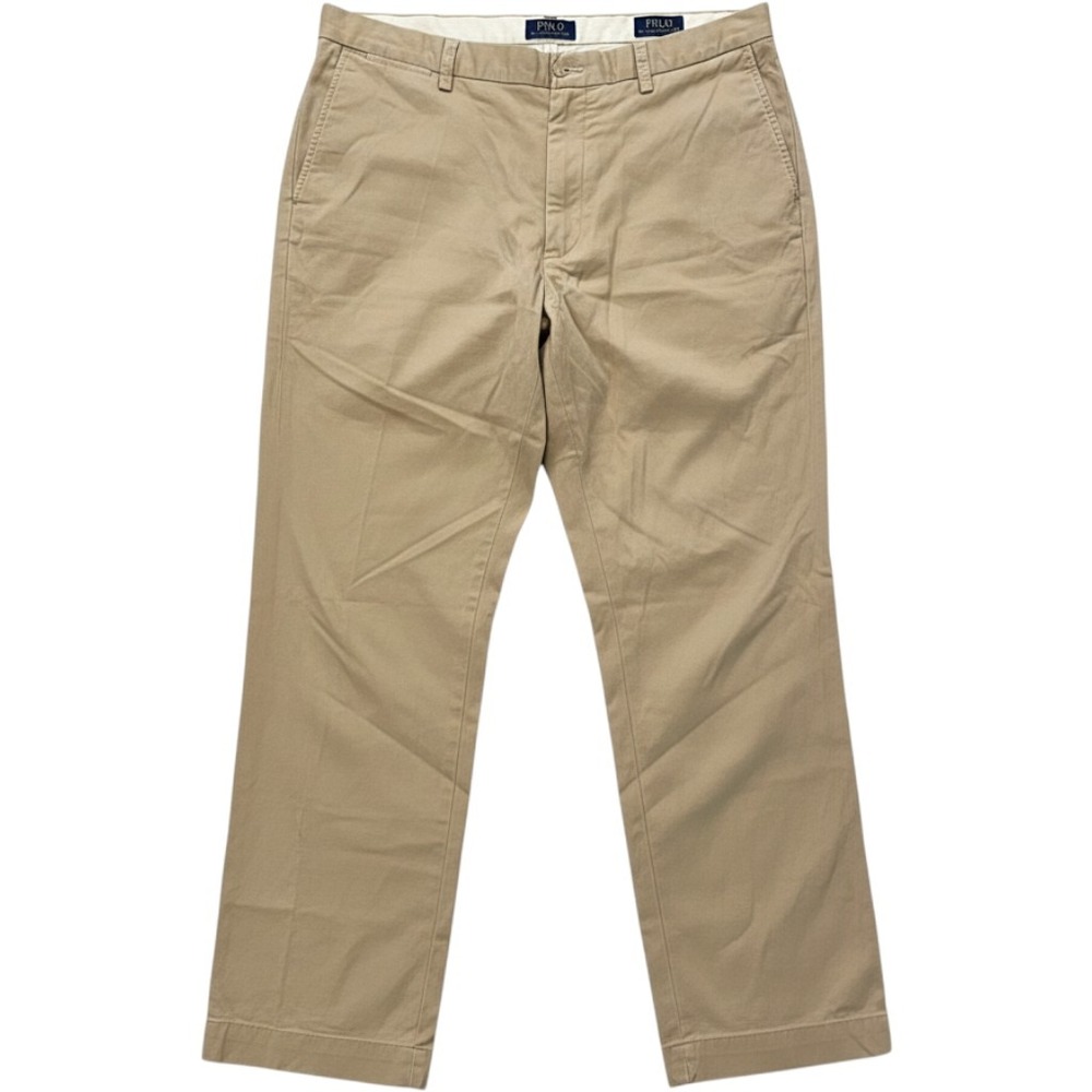 Polo Ralph Lauren Stretch Classic Fit Chinos Mens 36/32 Tan Khaki Pants